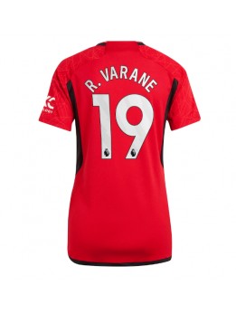 Billige Manchester United Raphael Varane #19 Hjemmedrakt Dame 2023-24 Kortermet